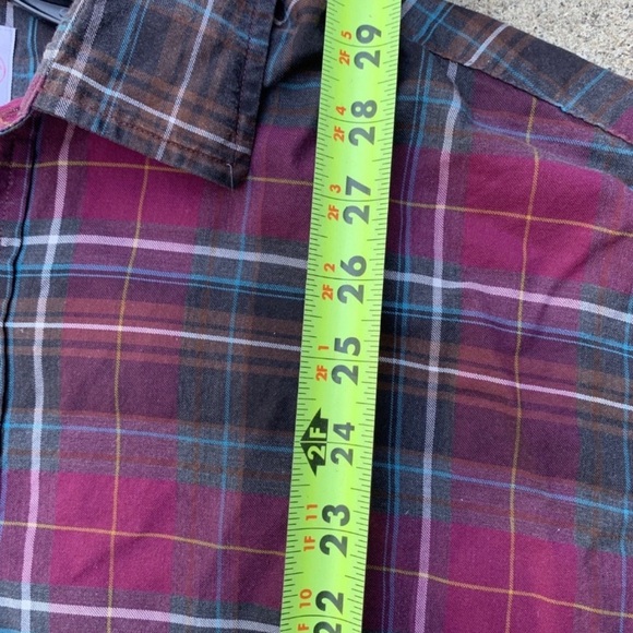 Brooks Brothers Mens L Purple Check  Polo Preppy Madison Fit. Woven In Italy - Picture 7 of 7